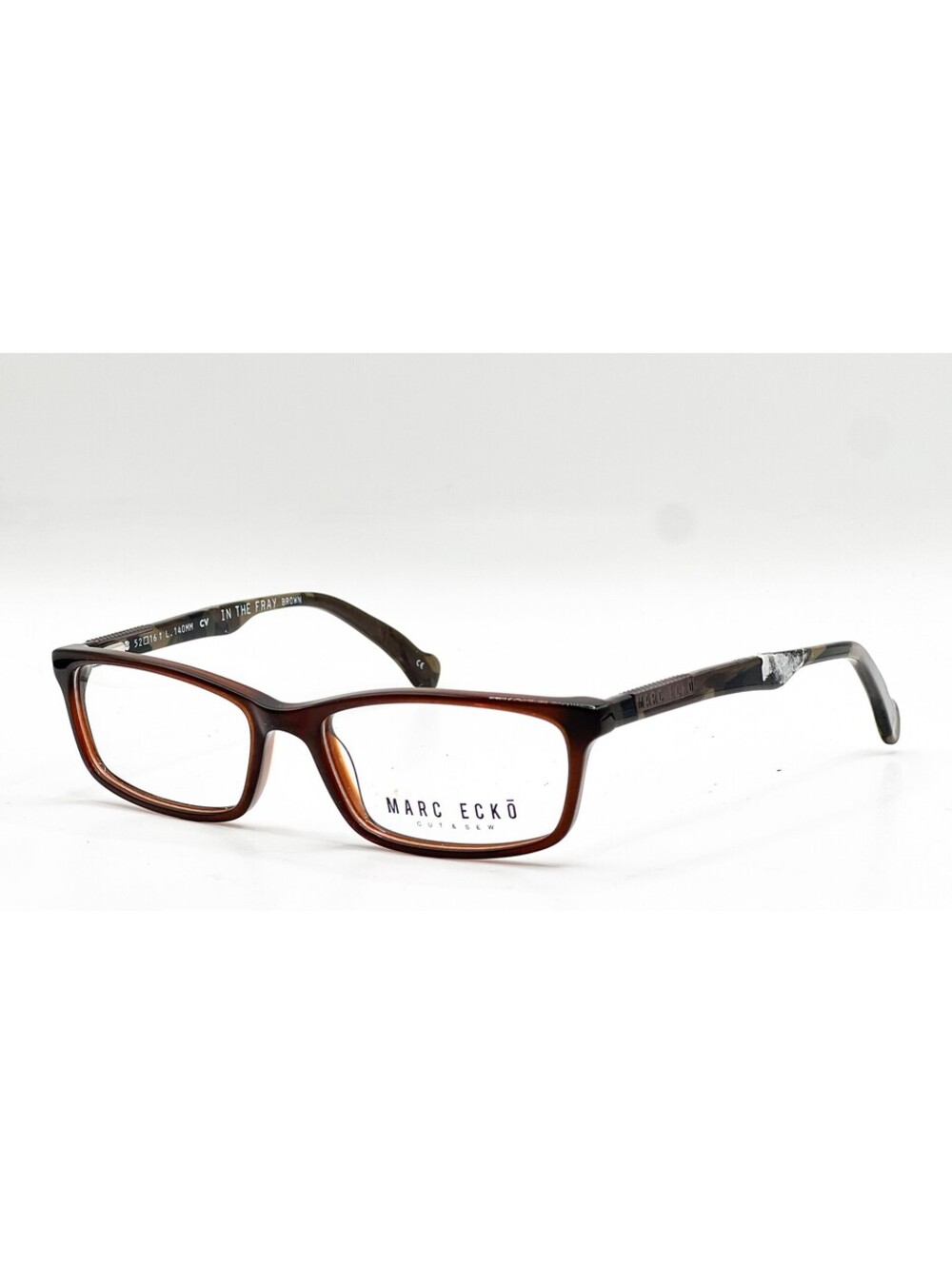 Marc Ecko In The Fray Brown Authentic Eyeglasses 52-16-140
